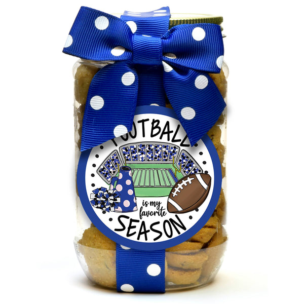Cookie - Football - Pint Jars  : Chocolate Chip / Red & Black