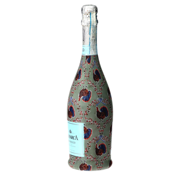 Autumn Turkey Trellis Prosecco Bottle Wrap