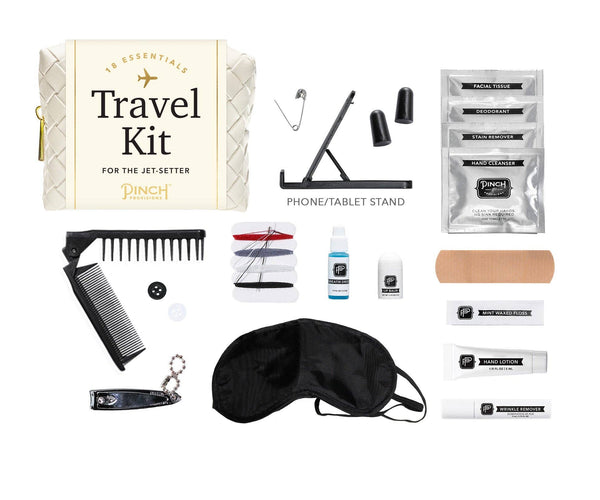 Woven Travel Kit: Ivory