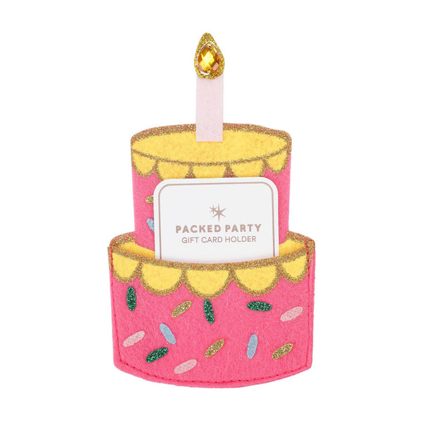 Birthday Cake Gift Card Holder