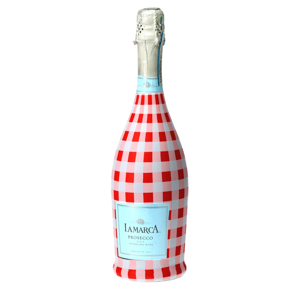 Beau Bottles Red and White Gingham - Prosecco Collection