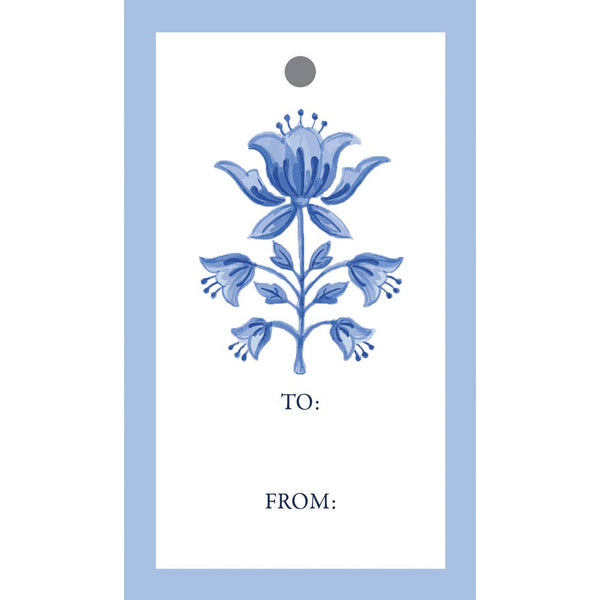 Gift Tags | Tulip Block Print