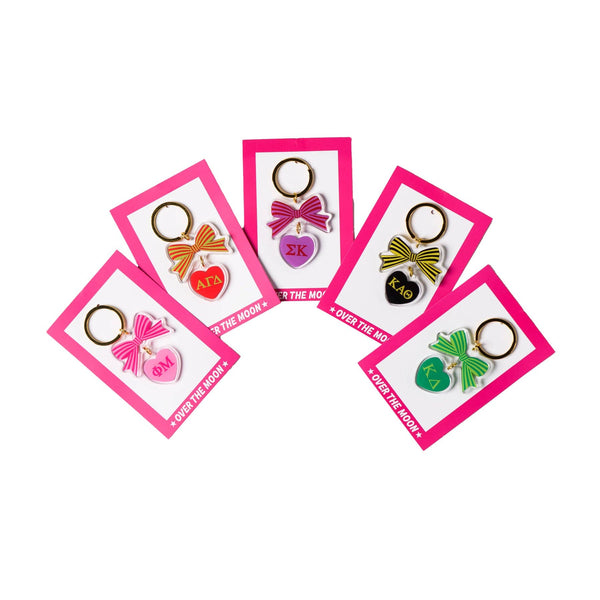 Sorority & Greek BOW-DACIOUS Keychain: Kappa Delta