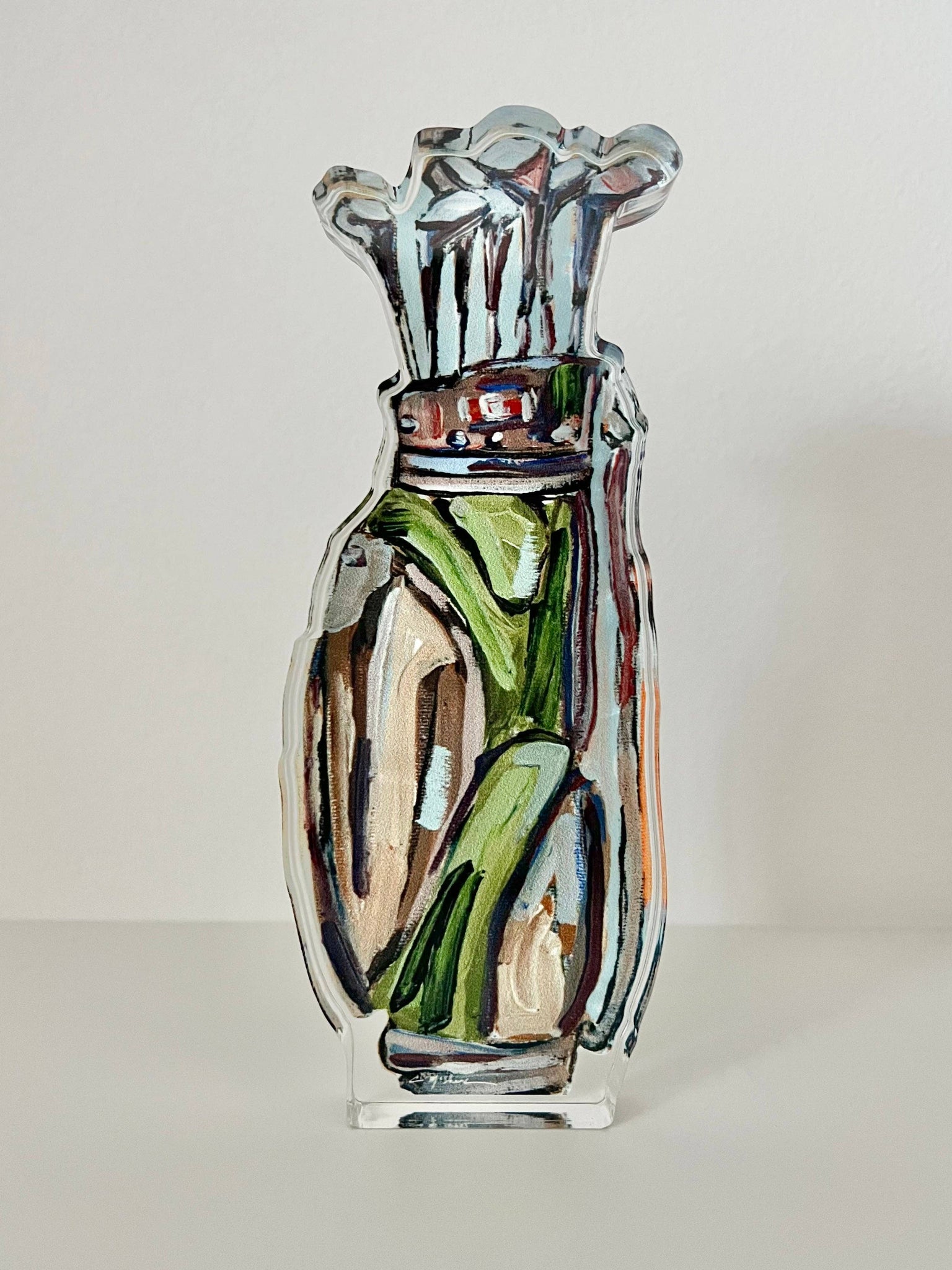"Golf Clubs" acrylic shelfie: Small