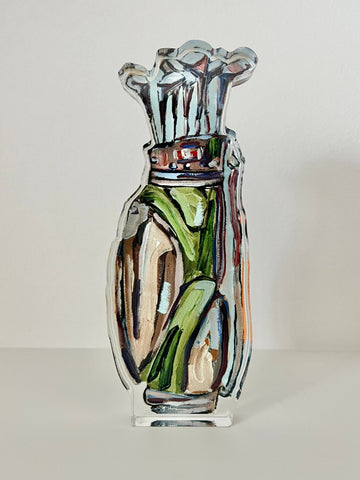 "Golf Clubs" acrylic shelfie: Small