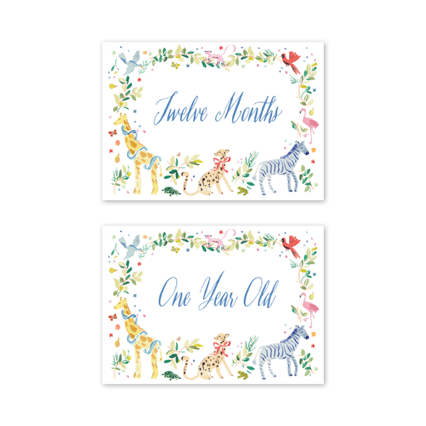 Animal Fete Milestone Cards