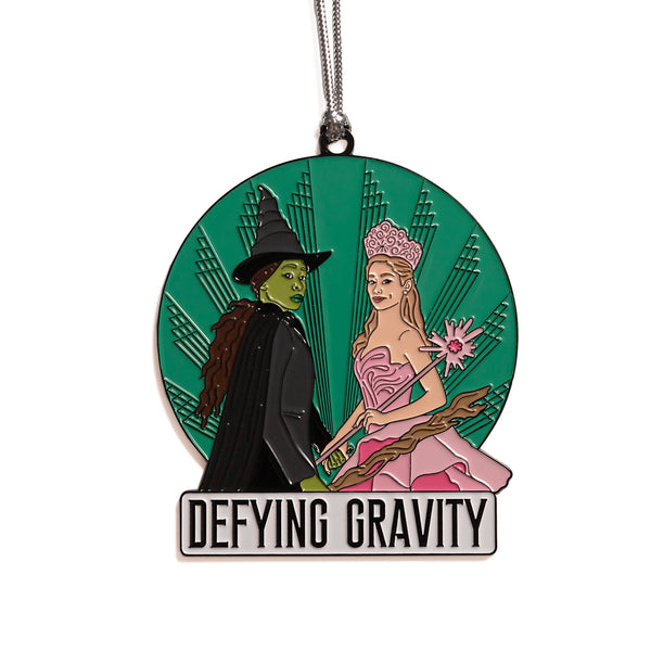 Wicked Defying Gravity Enamel Holiday Ornament