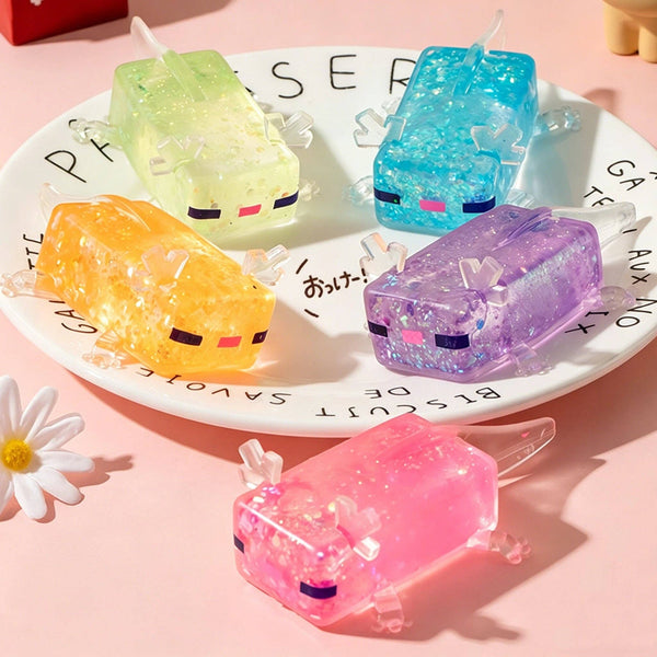 Cute Colorful Axolotl Squishy