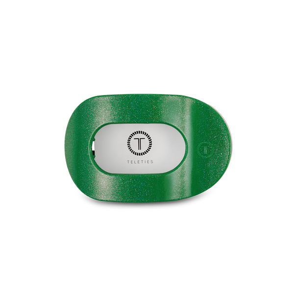 Round Flat Hair Clip | Small | Shamrock Shimmer