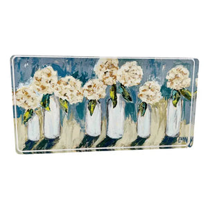 Hydrangea Long Acrylic Block Lauren Dunn