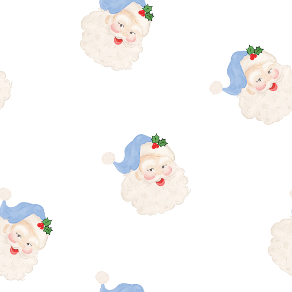 Santa Wrapping Paper: Red