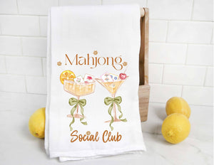 Mahjong Social Club Tea Towel - Thumbnail 2