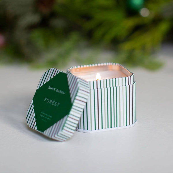 Forest Holiday Travel Tin (Stripe)