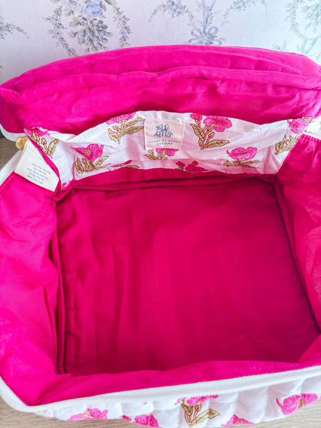 Magnolia Luxe | Quilted Cosmetic Bags-set of 3 