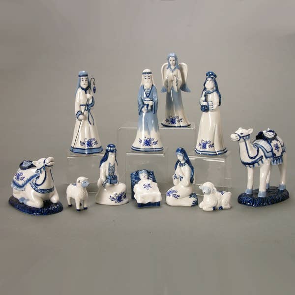 DELFT BLUE NATIVTY SET 11P