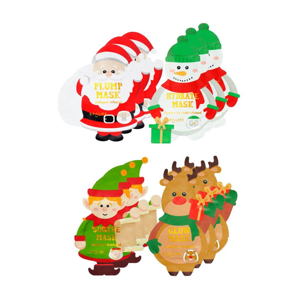 Christmas Holiday Santa's WorkShop Facial Mask