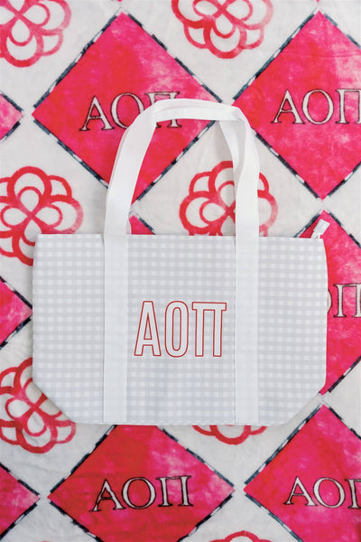 Alpha Omicron Pi Tote Bag, Sorority