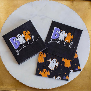 Boo Y’all Ghost Cocktail Napkins
