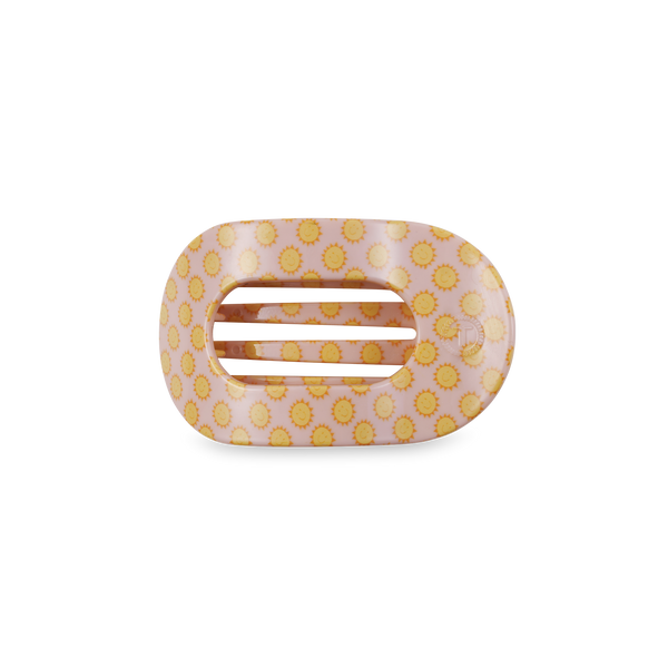 Round Flat Hair Clip | Small | Sunny Days Ahead
