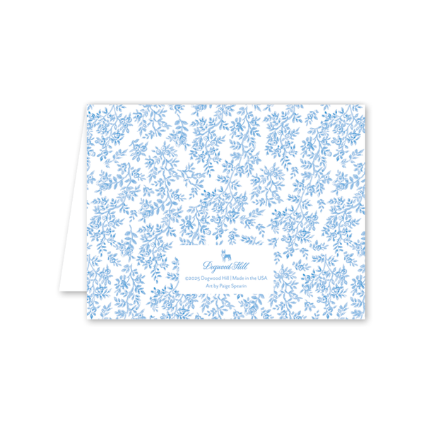 Spring Chinoiserie Thank You: Single Card
