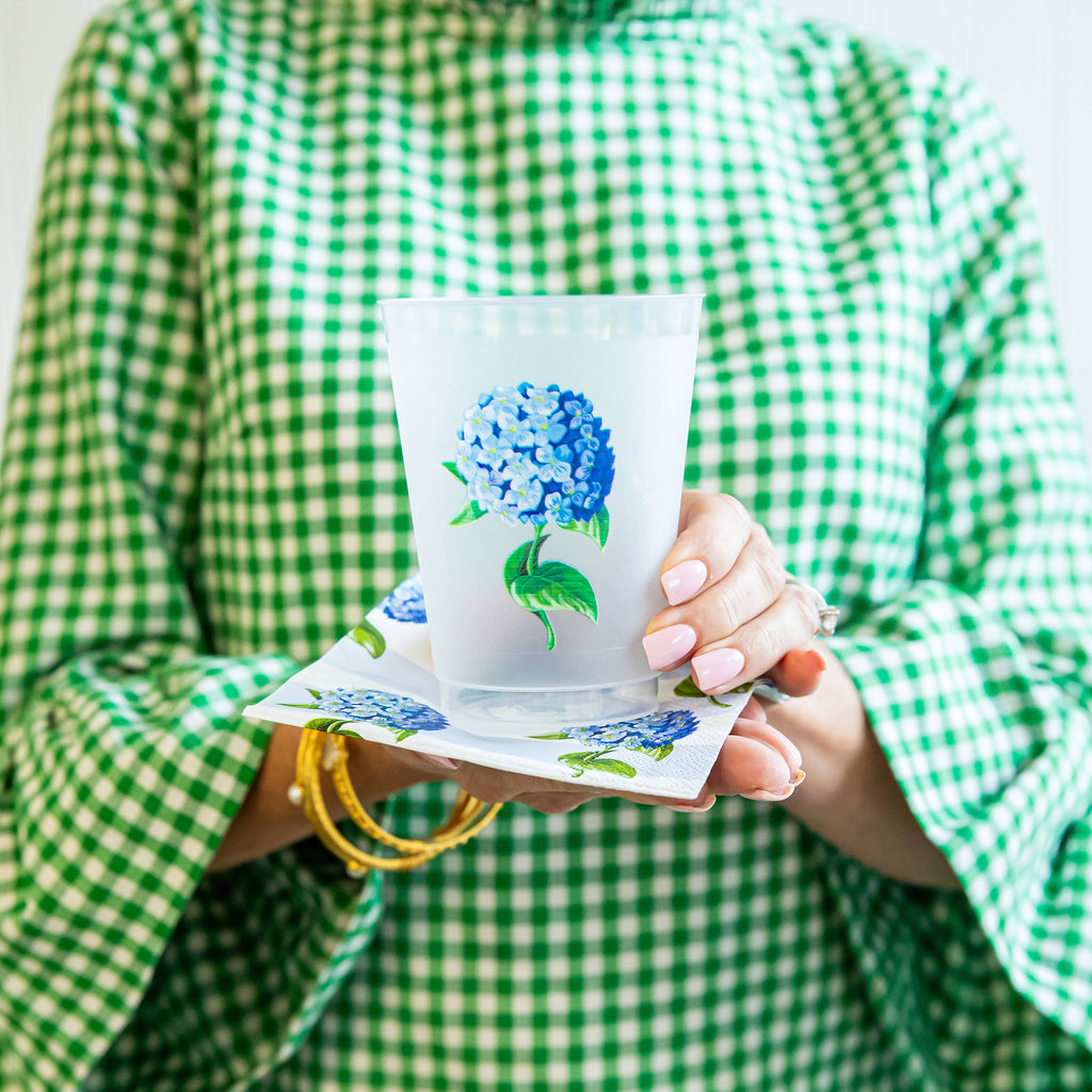 Blue Hydrangeas Shatterproof Cups - Thumbnail 2