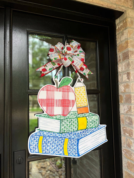 Carole Back to School Door Hanger