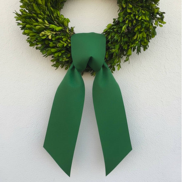 Cotton Wreath Sash | All-Season Holidays Entryway Decor : White