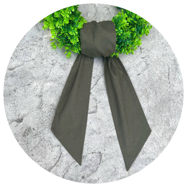 Light Blue Linen Blend Sash Colors 44 inch