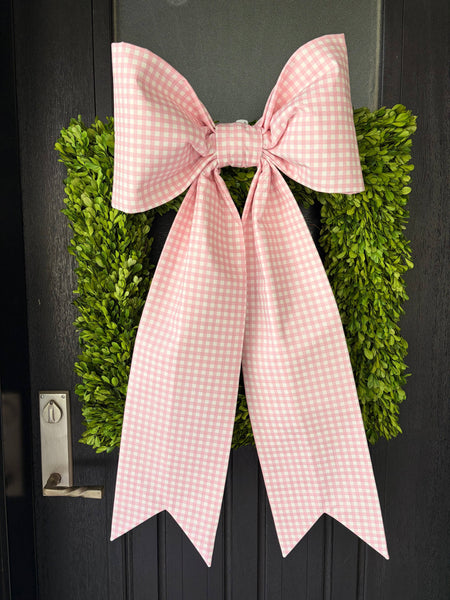 The Pink Pâtisserie Gingham Bow