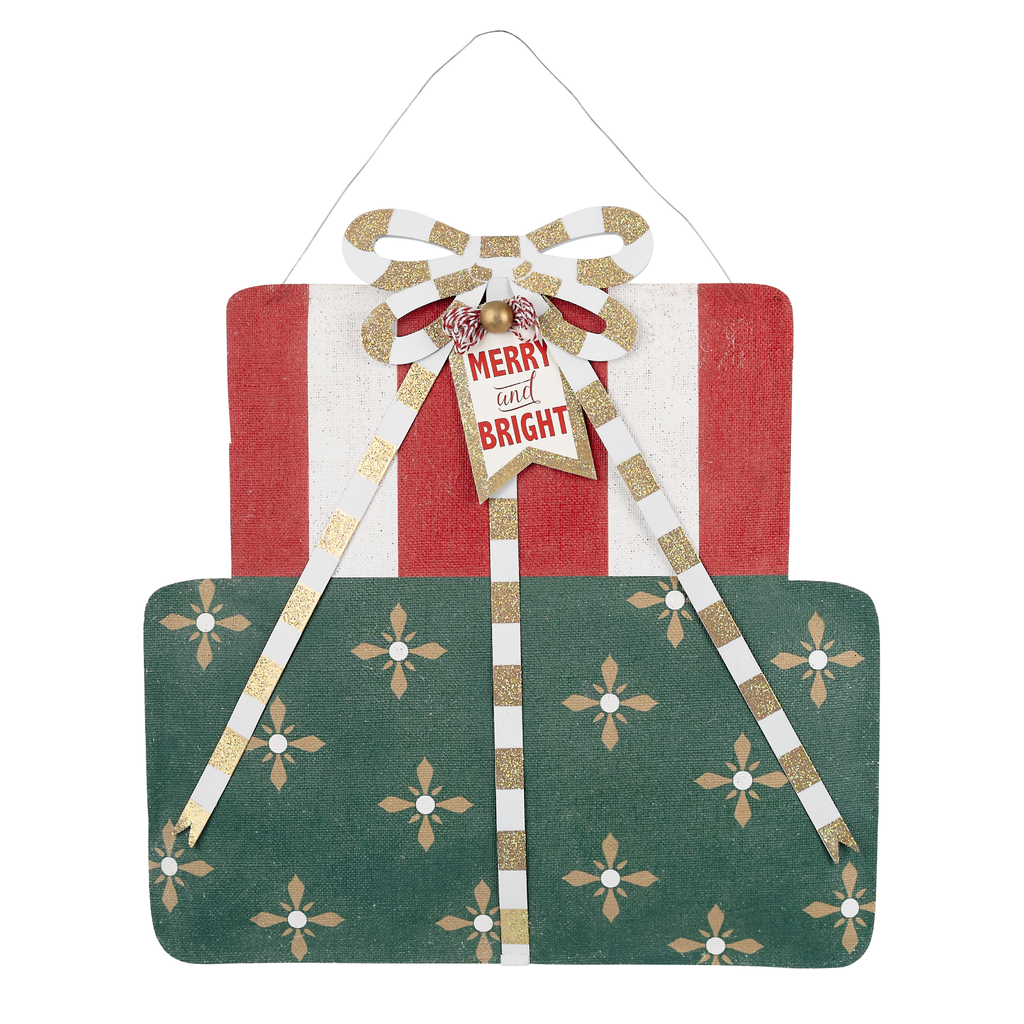 Let's Party/ Christmas Present Reversible Burlee - Thumbnail 2