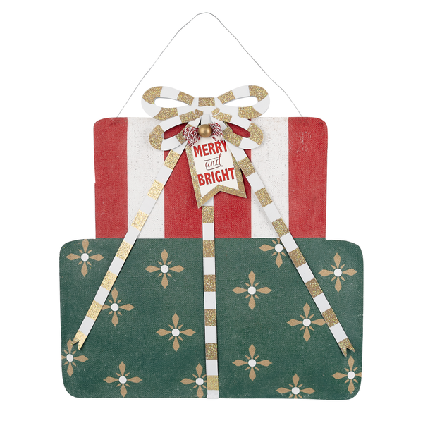 Let's Party/ Christmas Present Reversible Burlee - Holiday D