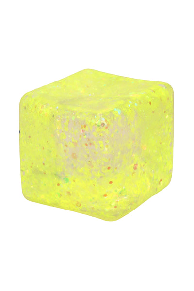 Shimmery Glitter Cube Putty Filled Squishy