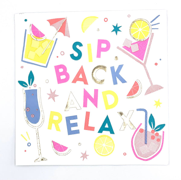 Sip Back and Relax 20ct Napkin