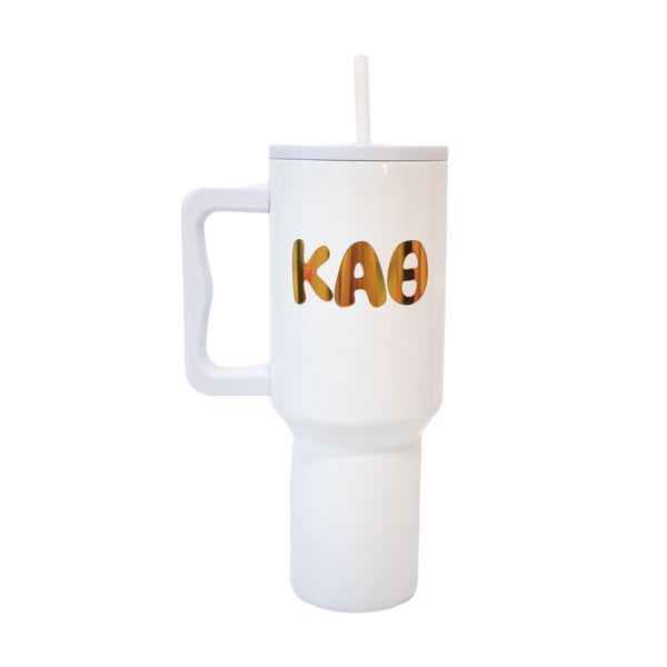 40oz 24 Karat Sorority Tumbler: DELTA ZETA