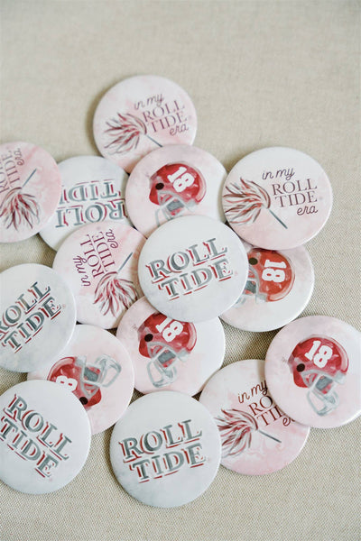 The University of Alabama "Roll Tide" Game Day Button