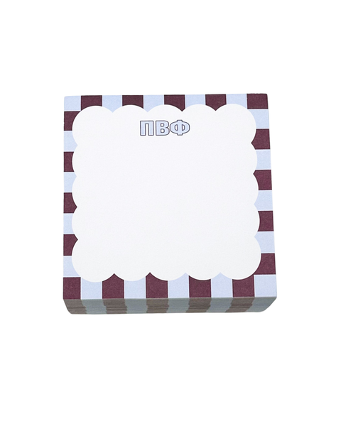 Scallop Sorority Note Cube
