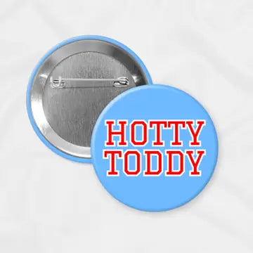 Hotty Toddy Red and Blue Button