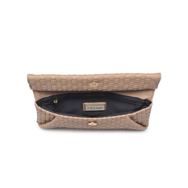 Priscilla Woven Clutch: Ivory