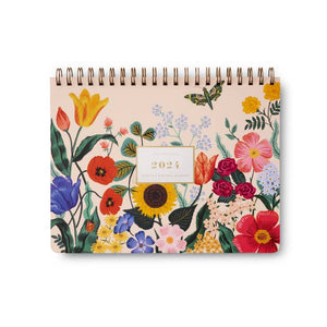 2024 Rifle Paper Blossom Spiral Top Planner