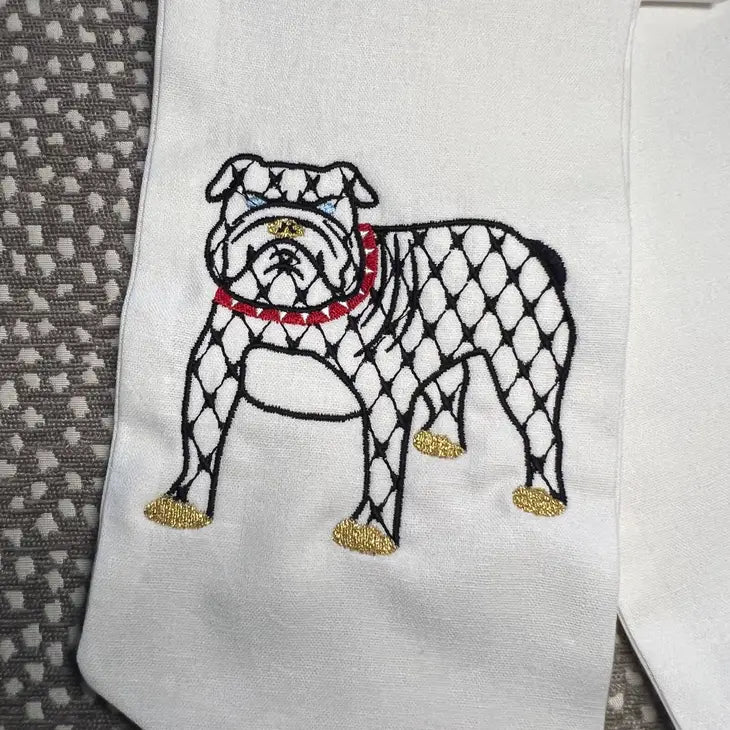 Bulldog Wreath Sash
