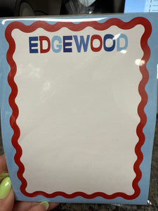 Edgewood  Scalloped Notepad