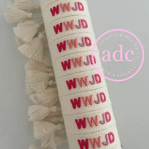 WWJD Embroidered Bracelet