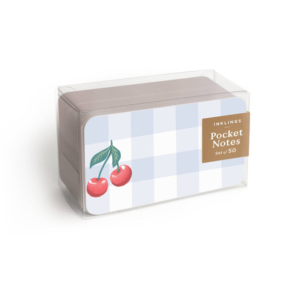 Pocket Notes™ - Cherry Gingham