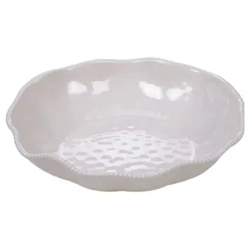 White Melamine Large Serving Bowl