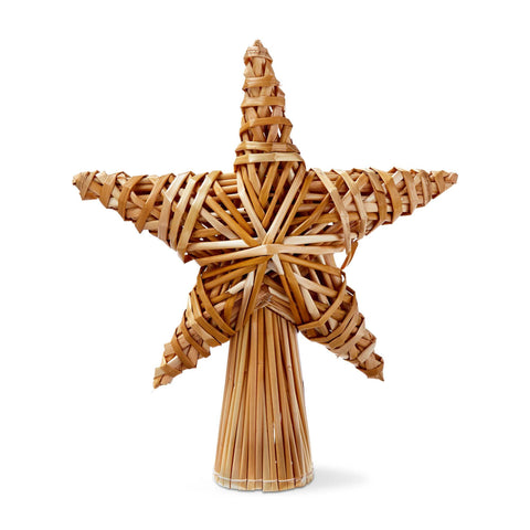 Christmas Straw Star Tree Topper