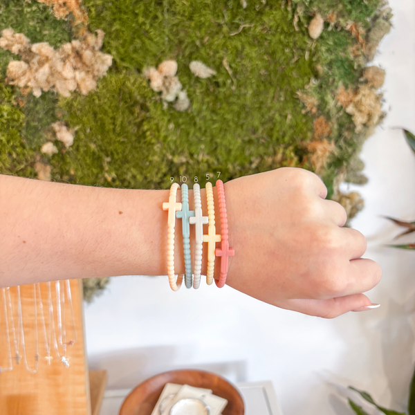 Silicone Cross Bracelets: Fun Mix - Best Sellers