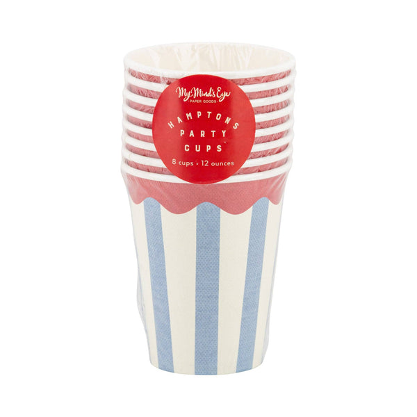 Striped Hampton Party Cups