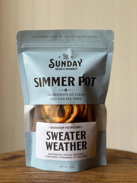 Sweater Weather Simmer Pot | Oranges Apples Pine