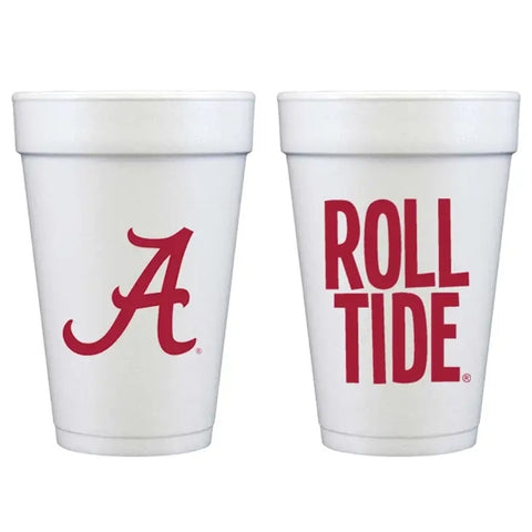 Foam Cup - University of Alabama/Roll Tide (10 Ct Bag)