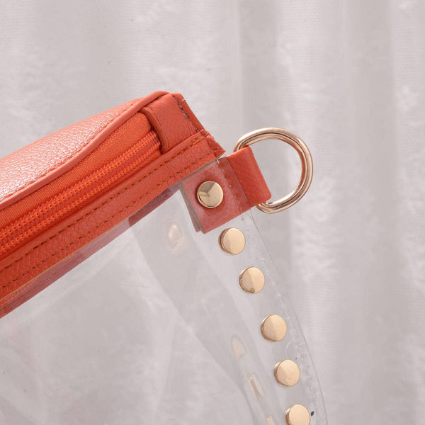 Lorna Clear Gameday Studded Crossbody Bag